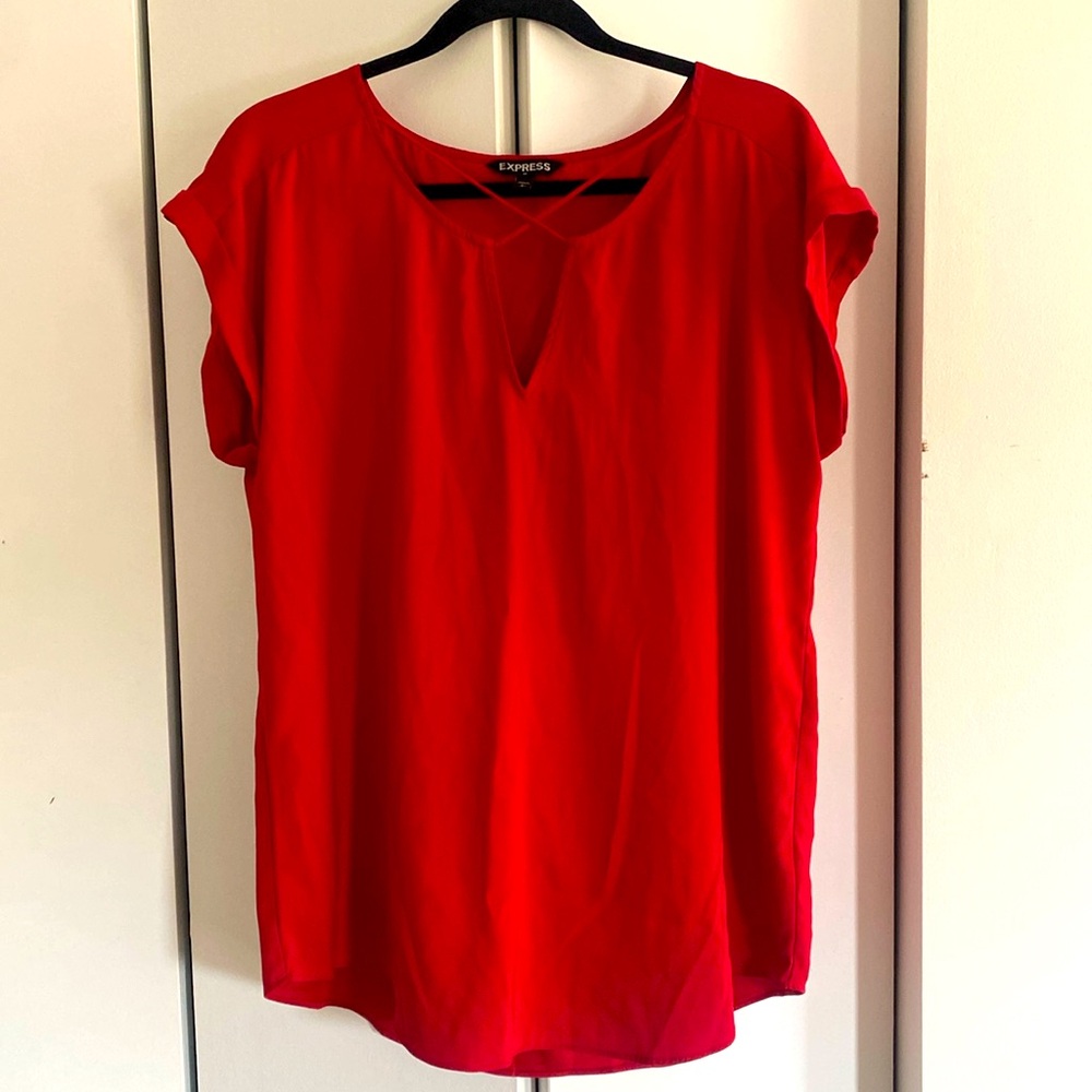 Express Red shirt